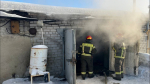 Пять огнеборцев потушили пожар в районе телевышки Оленегорска