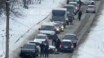 Движение в Мурманске парализовало