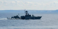Корабли Кольской флотилии разнородных сил Северного флота продолжают боевую подготовку в акватории Баренцева моря - Мурманский вестник