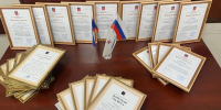 Зинаида Середа отметила почетными грамотами и благодарностями сотрудников Мурманской областной электросетевой компании - Министерство энергетики и ЖКХ