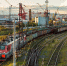 Товарный поезд на транспортном узле - ИА Nord-News.Ru