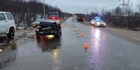 автомобиль после аварии на трассе - ИА Nord-News.Ru