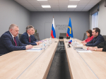 Губернатор Мурманской области Андрей Чибис провёл рабочую встречу с руководством Северо-Западного ГУ Банка России