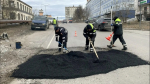 В Североморске идёт ямочный ремонт