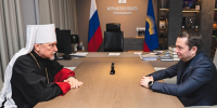 Губернатор Мурманской области Андрей Чибис провёл встречу с митрополитом Мурманским и Мончегорским Митрофаном - Арктик-ТВ