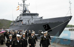 На Северный флот прибыл новейший морской тральщик «Полярный»