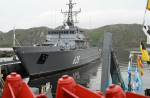 На Северный флот прибыл новейший морской тральщик «Полярный»