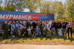 81 куст шиповника высадили на южном въезде в Мурманск — так город-герой присоединился к акции «Сад памяти»