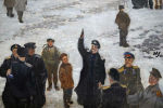 Фрагмент картины «День Победы в Мурманске».
