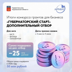 Подведены итоги конкурса предпринимательских инициатив «Губернаторский старт»
