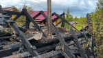 В Кильдинстрое сгорела баня