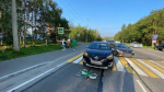 велосипед на пешеходном переходе