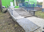 По требованию прокурора в Полярных Зорях отремонтирована лестница
