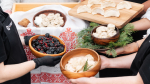 Тарелки с варениками