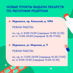 В Мурманской области изменились адреса выдачи льготных лекарств